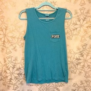 blue tank top shirt